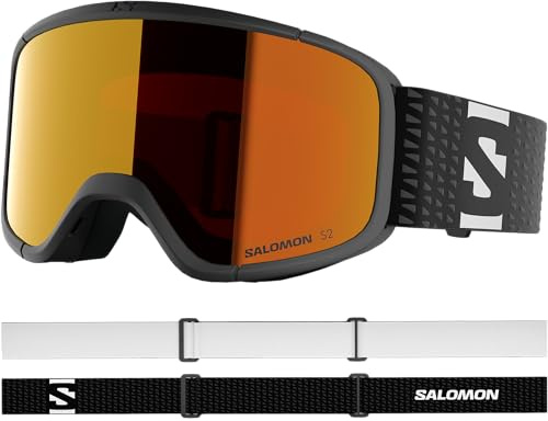 Salomon Aksium 20 S Unisex-Brille Ski Snowboarden, Tolle Passform und Komfort, Haltbarkeit und Hervorragender Augenschutz