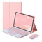 Tablet Keyboard Case for Honor Pad 8 12-Inch - 2022 (QWERTY Layout),Smart Cover Magnetic with Removable Wireless Bluetooth Keyboard With multi-function touchpad(Pink)