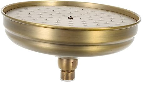 DIYEAH Retro Kupfer Regendusche Duschkopf Großer Wasserfluss Langlebig Installieren Für Badezimmer Vintage Stil Badezimmer Regendusche Zubehör