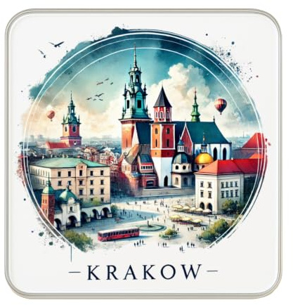 Krakow, Poland Fridge Magnet – Travel Souvenir Gift Magnet