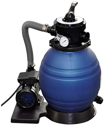 Generico Pompe con Filtro a Sabbia 2 pz 400 W 11000 l/h,Piscine e Spa,Accessori per Piscina e Spa,Filtri Piscine e spa-277089