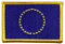 Aufnäher Patch Flagge Europäische Union EU mit 27 Sternen - 8 x 6 cm