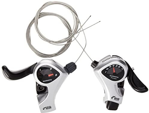 Shimano Tourney/TY SL-TX50 Thumb Shifter Plus - Silver, 6 Speed