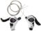 Shimano Tx50 6SPD Paire de manettes 6 vitesses Noir