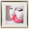 IDEAL TREND New Lifestyle Kunststoff Bilderrahmen quadratisch Foto Rahmen Picture Frame Collage: Farbe: Gold | Format: 30x30