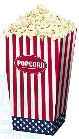 Folat B.V.- Bandeja USA Popcorn Party - 4 Piezas, Color contenedor de Palomitas de maíz (29671)