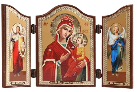 NKlaus 1455 GM schnell Erhörende christliche Ikone Skoroposlushnica reise Altar