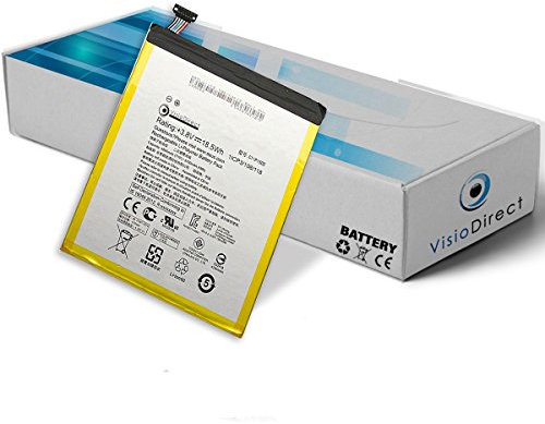 Visiodirect® Batterie pour Tablette ASUS Zenpad 10 Z300 Z300C Z300CL Z300CG P023 P01T C11P1502 4800mAh