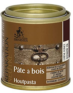 Pate à Bois 140gr Chêne Foncé - Les anciens ébénistes