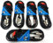 Proel BULK250LU15 - Set da 5 Cavi audio bilanciati professionali con connessioni Cannon XLR 3P Maschio a Cannon XLR 3F Femmina da 15mt, Nero (BULK250LU15-15mt - 5 Unità)