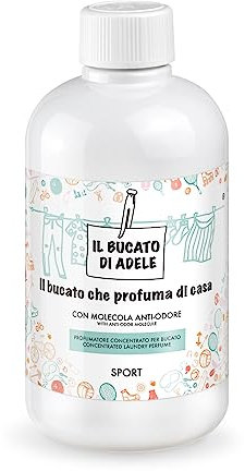 IL BUCATO DI ADELE il bucato che profuma di casa | Laundry Perfume for Washing Machine, Sport Fragrance, 500 ml Size