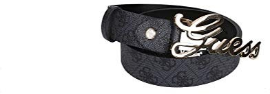 Guess Digitaler Gürtel Logo H35 BW7275VIN35 coal, Schwarz Large
