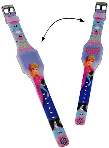 alles-meine.de GmbH Kinderuhr - LED/LCD - Licht Spots - Digital - Frozen - die Eiskönigin - hochwertige Uhr mit Datumsanzeige - für Mädchen - Quarz Kinder Armbanduhr - völl..