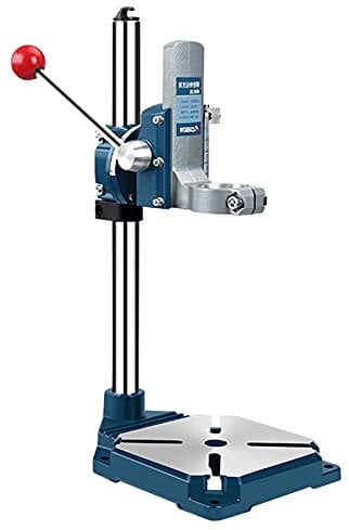 YAOYAOO Soporte para Taladro Vertical, Taladro de Columna Stayer con Tornillo de Banco o Placa de Presión, Ajustable Soporte Taladro Columna Rotación de 90° para Taladrar y Cortar