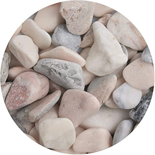 simpa Decorative Landscaping Garden Driveway Aggregate Pebbles & Cobbles - Flamingo 20-50mm - 20kg Bag