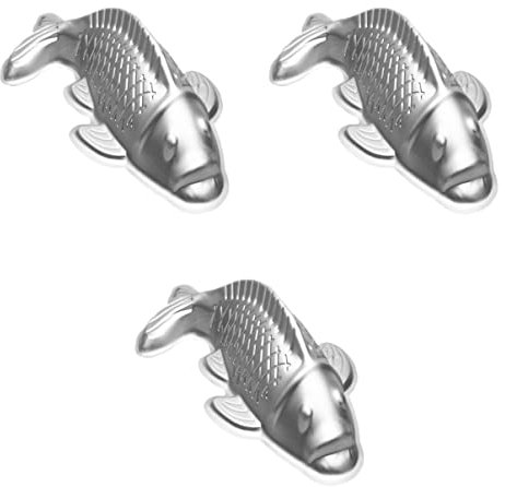 Cabilock 3stücke Fischform Für Backen Aluminium Kuchen Und Schokoladenform Vielseitig Einsetzbar Für Desserts Jelly Und Reis Kuchen Backzubehör Für Kreative Tortendekoration