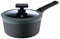 MasterPRO GASTRO REECO | Cacerola Antiadherente 24 cm de Diámetro | Indicador de Temperatura | Aluminio Fundido Reciclado con Mango Soft Touch | Para Todo Tipo de Cocinas