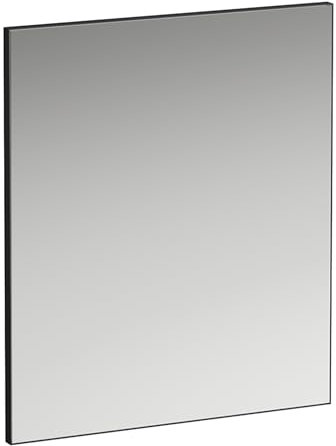 Laufen Frame 25 Spiegel, ohne Beleuchtung, 700x25x600, H4474029004501, Ausführung: Aluminiumrahmen schwarz matt