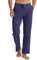 Willit Pantaloni della tuta da uomo in cotone per yoga, esercizi, fondo aperto, pantaloni sportivi da uomo con tasche, Viola bluastro., M