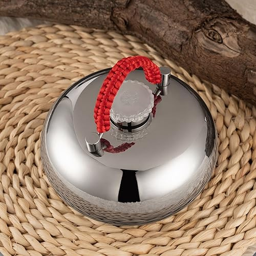 CUPLES Hot Water Bottle Bed Bottle Metal, Stainless Steel Hand Feet Warmer With Cover, 1L/1.5L/2.0L/3.0L, Portable Insulated Hot Water Bottle, With Funnel And Flannelette Bags (Size: 13cm/5.1in)