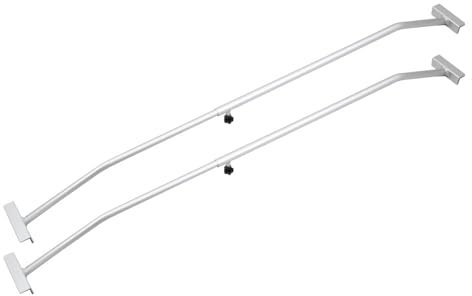 BITUXX 2er Set Anhänger Planenbügel Alu für Flachplanen PKW Anhänger Verstellbar 100-170 cm