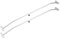 BITUXX 2er Set Anhänger Planenbügel Alu für Flachplanen PKW Anhänger Verstellbar 100-170 cm