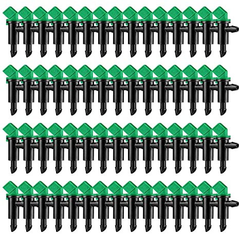Doumneou 60 piezas 4GPH rociador de extraíble para riego por de bandera de jardín, gotero de riego, para árboles y arbustos