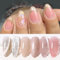 Born Pretty U V Nagellack Jelly Nude Braun - Glitzer Gel Nagellack Liebesbrief Gemischtes Set Cat Magnetic Eye Gel Maniküre und Nagelkunst DIY zu Hause 6PCS