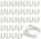RXKFIGX 60 Pièces Clips Fixes pour Conduits d'eau Clips de Tuyau en PVC 20mm Clips de Tube Blancs pour Cuisine Piscine Salle de Bain Fixation de Tuyaux
