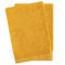 Hammetex 2er Set Waschhandschuh 15x22 cm, 100% Baumwolle mit Waschlappen Waschen Frottier, Superwuschel Weiche Qualität Strapazierfähig, Senf