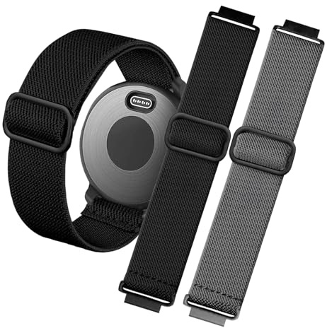 Batheidon 2 Stück Armband, Elastisches Armband für Garmin Venu/Sq/Sq 2/Forerunner 245/645 Music Armband, 20mm Sportarmband, kompatibel mit Garmin Vivoactive 3, Vivoactive 5, Vivomove HR