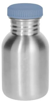 Tutete Botella Acero Inoxidable 350ml | Botella Reutilizable y Reciclable | 100% Libre de BPA y Sabor | Cierre Hermético y Apta Lavavajillas | Ideal para Niños a partir de 6 Años | Tapon Azul