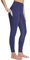 baleaf Damen Winter-Reithose Fleece-Reithose Vollbesatz Reithose Reißverschluss-Taschen Leggings Blau M