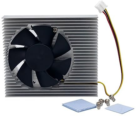 HYROOY Effizienter Kühlkörper aus Aluminium für Banana Pi R3 Entwicklungsplatine Zubehör für reibungslosen Betrieb des Geräts aus Metall und Kunststoff
