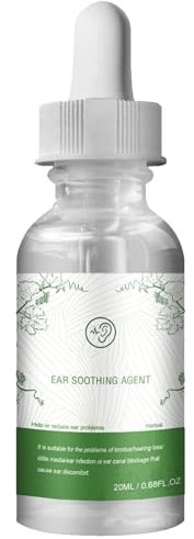 Tinnitus Relief Spray,Tinnitus Relief for Ringing Ears,Earwax Cleaning Spray,Earwax Cleaning Care Spray,Tinnitus Ear Drops,Hearing Recovery Spray,Relieve Ear Ringing & Reduce Ear Noise 20ML