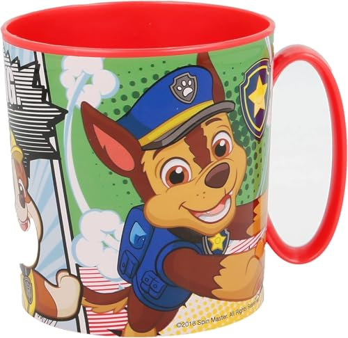 ALMACENESADAN, 5074, Taza apta para microondas, capacidad 390ml, producto reutilizable; (comic)