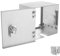 GALPADA Coffret Électrique Extérieur Boîtier De Prises Avec Serrure Boîtier Mural Pour Bureau À Domicile