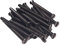 M3.5mm X 40mm Long Black Nickel Electrical Machine Screws for Light Switch Plug Socket - Pack of 20