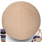 WTZHHK 9 Farben Sitzball büro/Gymnastikball Cover 55/65/75cm - Zuhause & Büro Sitzball, Pilates, Schwangerschaft & Home Gym Massage Ball Balance Stuhl (EnthäLt den Ball Nicht)(Light Yellow,75cm)