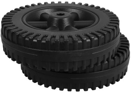 Operitacx 2 Stück 6-zoll Grillräder Aus Pe Material Schwarz Hitzebeständig Und Universell Passend Für Grillwagen Und Gasgrills Ersatzräder Zur Einfachen Montage