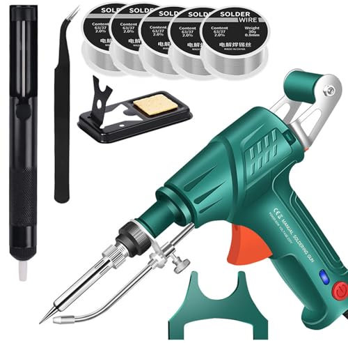 Ayyecoeeye Welder 3-In-1 Handheld Welding Tool, Lötwerkzeug In Industriequalität Mit Innenheizung Zum Löten Ultrafeiner Werkzeuge, Tragbares, Geeignet Für Zinn (Schwarz)