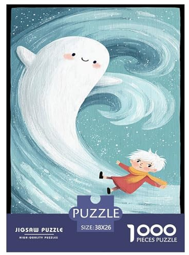 Welle Puzzle 1000 Teiliges Herausforderungsspielzeug Für Erwachsene Cartoon Puzzlespiel Bildungsherausforderung Geschenk Für Home Dekoration 38x26cm/1000pcs