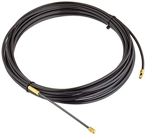 Electraline 61054 Nylon-Einziehband, 10 M, Durchmesser 4 mm, Schwarz