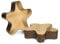 Guardini, Set di 3 Stampi Stella 25x21 cm, Monouso, Quantità max impasto 500 gr, Carta da forno antiaderente, Made in Italy