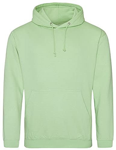 AWDis Men's College Hoodie, Green (Apple Green), XX-Large