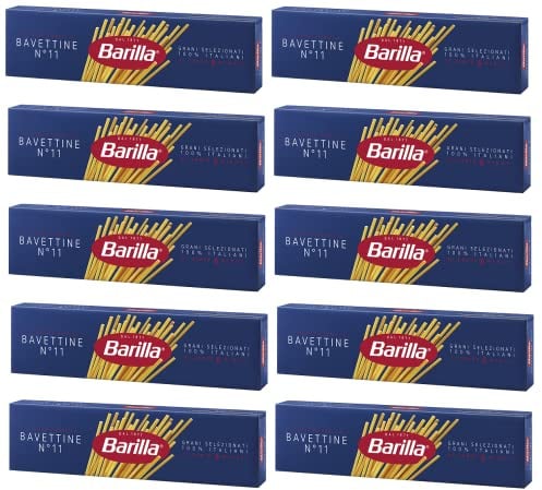 10x Pasta Barilla Bavettine Nr. 11 italienisch Nudeln 500 g pack