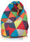 Ecopuf Sitzsack XL Patchwork - Outdoor und Indoor Polyester Bean-Bag mit Anti-Verlust Reißverschluss - 85x135 cm