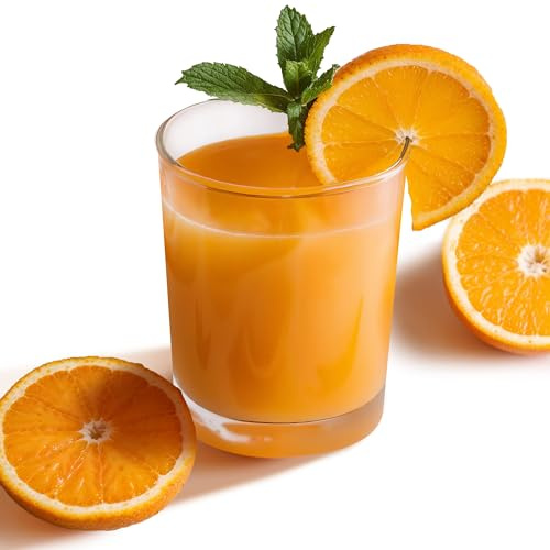 Vikko 5 Ounce Small Juice Glasses, Heavy Base Glassware, Cups for Drinking Orange Juice, Water, Kids Glass Drinking Glasses for Tasting, Set of 12 Clear Glass Tumblers