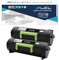 LCL Kompatibel Toner 60F200E 602E 2.5K (2Schwarz) kompatibel für Lexmark MX310 MX310dn MX410 MX410de MX510 MX510de MX511 MX511dte MX511dhe MX511de MX610 MX610dw MX611 MX611de MX611dhe MX611dte