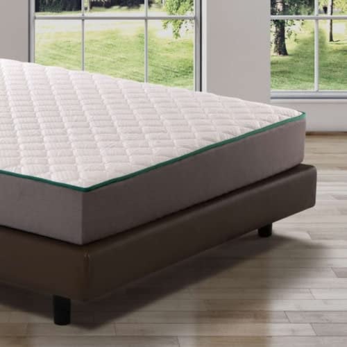 Bedshire Essential Matratze für Einzelbett, 80 x 190 cm, orthopädischer Memory-Schaum, 23 cm, Bezug aus Baumwolle und atmungsaktivem Stoff, hergestellt in Italien